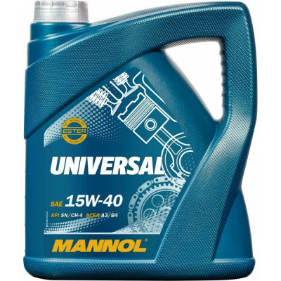 Минеральное моторное масло MANNOL UNIVERSAL 15W40 1247
