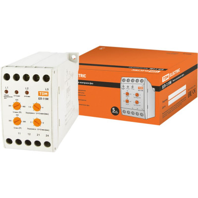 Реле контроля напряжения TDM ЕЛ-11М-3x380В SQ1504-0014