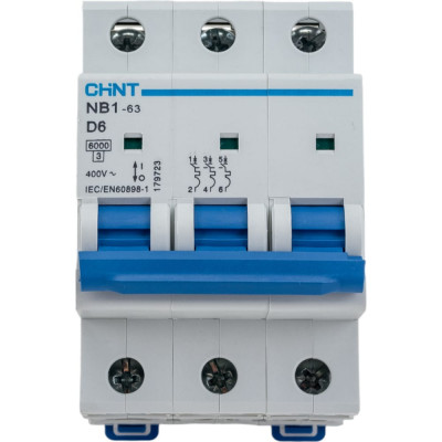 Автоматический модульный выключатель CHINT NB1-63 (R) 179723