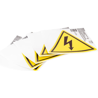 Наклейка REXANT знак электробезопасности Опасность поражения электротоком 56-0006-5