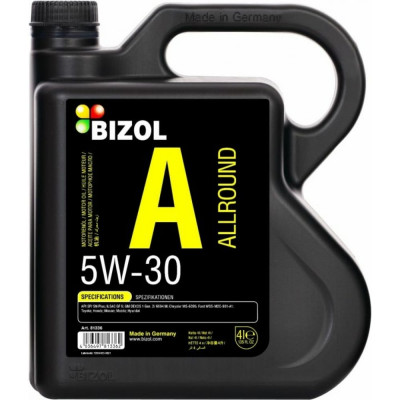 НС-синтетическое моторное масло Bizol Allround 5W-30, SP/SN Plus, GF-6A 81336