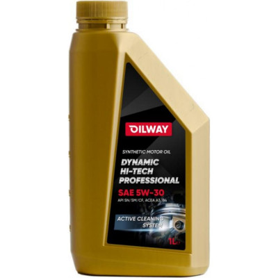 Синтетическое моторное масло OILWAY Dynamic Hi-Tech Professional 5W-30, API SN/CF 4670030170019