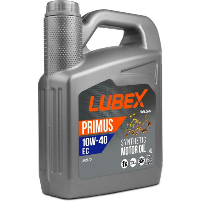 Синтетическое моторное масло Lubex PRIMUS EC 10W-40 L034-1302-0404