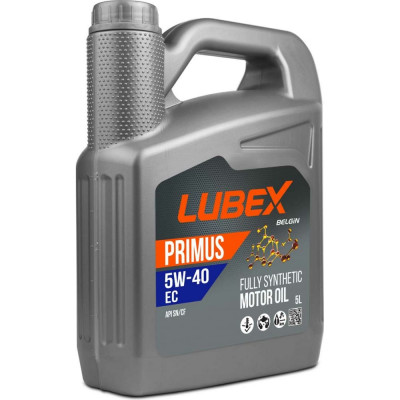 Синтетическое моторное масло Lubex PRIMUS EC 5W-40 L034-1312-0405