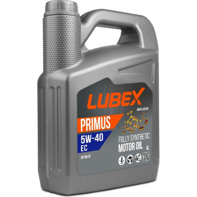 Синтетическое моторное масло Lubex PRIMUS EC 5W-40 L034-1312-0404