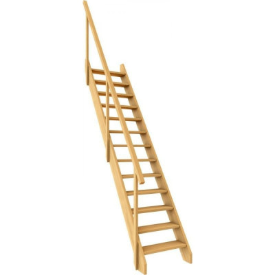 Прямая деревянная лестница ТДВ Стандарт ЛМ-02 3404013