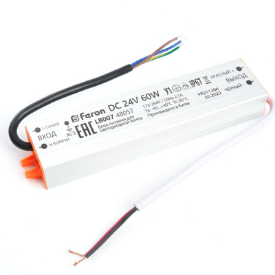 Электронный трансформатор для светодиодной ленты FERON LB007 48057