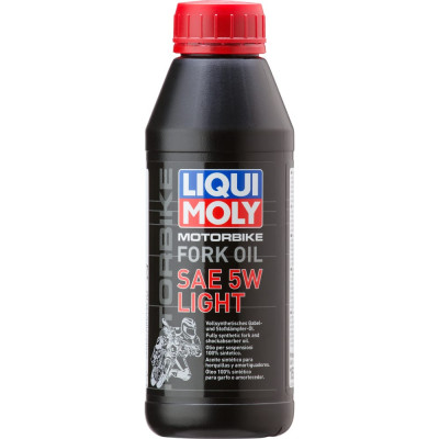 Синтетическое масло для вилок и амортизаторов LIQUI MOLY Motorbike Fork Oil Light 5W 1523