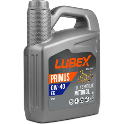 Синтетическое моторное масло Lubex PRIMUS EC 0W-40 SN L034-1299-0404