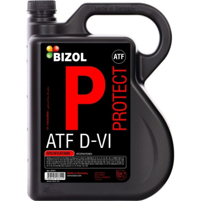 НС-синтетическое трансмиссионное масло для АКПП Bizol Protect ATF D-VI 27311