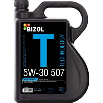 НС-синтетическое моторное масло Bizol Technology 5W-30 507 SM C3 85821