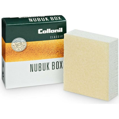 Двусторонний ластик для очистки и расчесывания изделий из замши, велюра и нубука Collonil Nubuk Box 7030 000