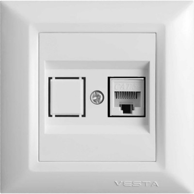 Розетка для сетевого кабеля Vesta Electric Roma FRZCW010101BEL