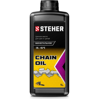 Минеральное цепное масло для бензо и электропил STEHER 76020-1