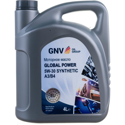 Моторное масло GNV Global Power 5W-30 Synthetic A3/B4 GGP1011064010130530004
