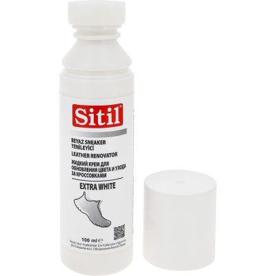 Белая краска для обновления цвета и ухода за кроссовками Sitil Extra White 109.07 SMB