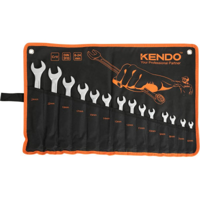 Набор комбинированных ключей KENDO 15246