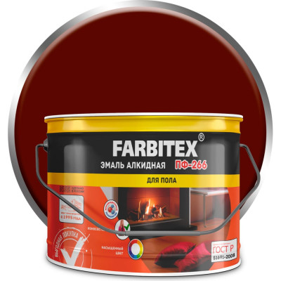 Алкидная эмаль Farbitex ПФ-266 4300005164