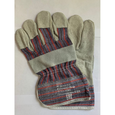 Защитные спилковые комбинированные перчатки DINFIX 00-00002567