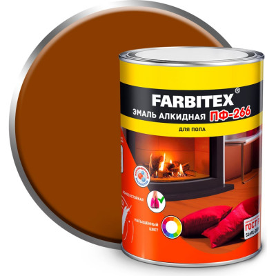 Алкидная эмаль Farbitex ПФ-266 4300005987