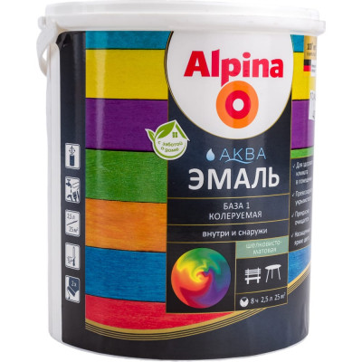 Акриловая эмаль ALPINA AQUA 948103054