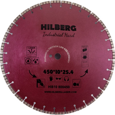 Отрезной алмазный диск Hilberg Hilberg Industrial Hard HI810
