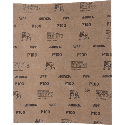 Водостойкая шлифовальная бумага MIRKA WPF 2110105010RU