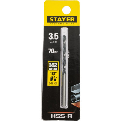Сверло по металлу STAYER Professional 29602-3.5