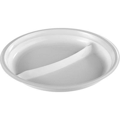 Одноразовая пластиковая тарелка ООО Комус Стандарт 1092160