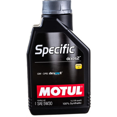 Синтетическое масло MOTUL SPECIFIC DEXOS2 SAE 5W30 102638