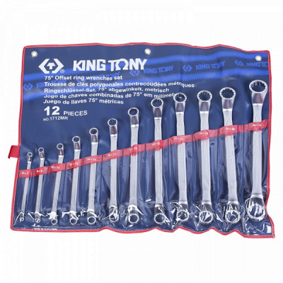 Набор накидных ключей KING TONY 1712MR
