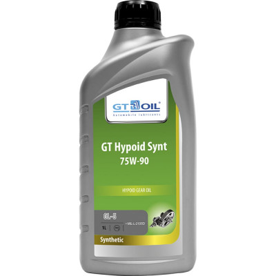 Масло GT OIL Hypoid Synt SAE 75W-90 API GL-5 8809059407868