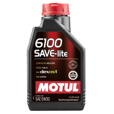 Моторное масло MOTUL 6100 SAVE-LITE 5W30 107956