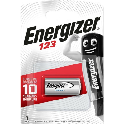 Батарейка Energizer 123A бл/1 щелочная 7638900052008