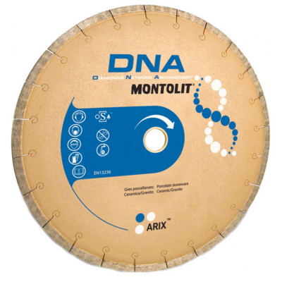 Алмазный диск для керамогранита, гранита, твёрдой керамики MONTOLIT SCX350 DNA