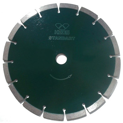 Сегментный алмазный диск по бетону KEOS Standart DBS02.500