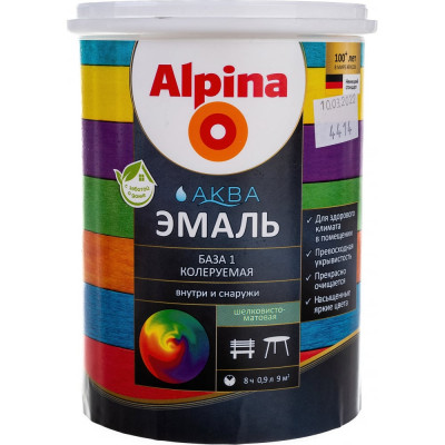 Акриловая эмаль ALPINA AQUA 948103413