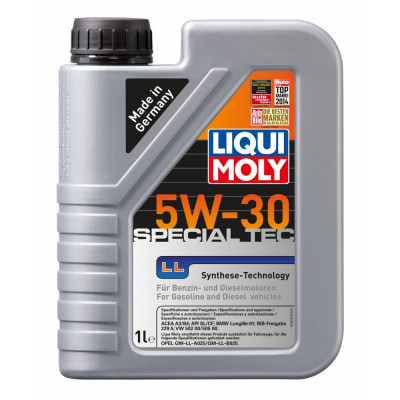 Синтетическое моторное масло LIQUI MOLY Special Tec LL 5W-30 SL/CF;A3/B4 8054