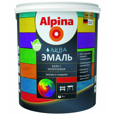Акриловая эмаль ALPINA AQUA 948103046