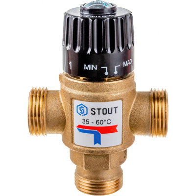 Смесительный термостатический клапан STOUT SVM-0120-166020