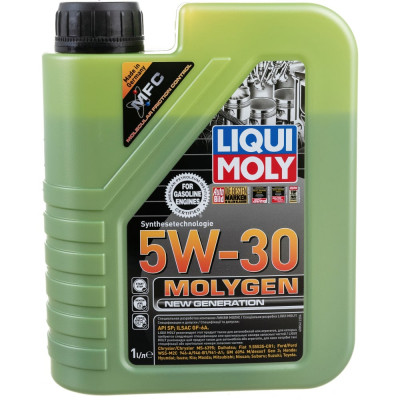 Синтетическое моторное масло LIQUI MOLY Molygen New Generation 5W-30 SN/СF;ILSAC GF-5 9041