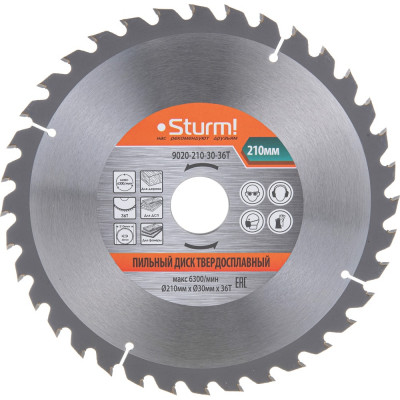 Пильный диск Sturm 9020-210-30-36T