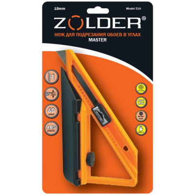 Нож для подрезания обоев в углах ZOLDER Master 518