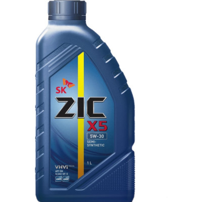 Полусинтетическое масло для легковых авто zic X5 5w30 SN GF-5 GM dexos1 132621