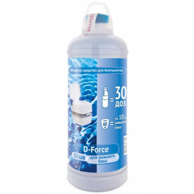 Жидкое средство для биотуалетов Ваше Хозяйство D-Force Blue 4620015698311