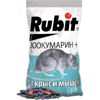 Зерновая смесь от грызунов RUBIT зоокумарин+ 62453