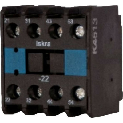 Блок-контакт для контакторов серии KNL43-KNL75 iskra NDL4-22 УТ-00019704