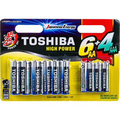 Алкалиновый элемент питания Toshiba 5450