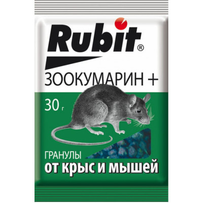 Гранулы от грызунов RUBIT зоокумарин+ 22581
