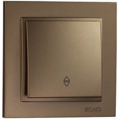 Одноклавишный проходной выключатель MONO ELECTRIC Despina 102-232325-109